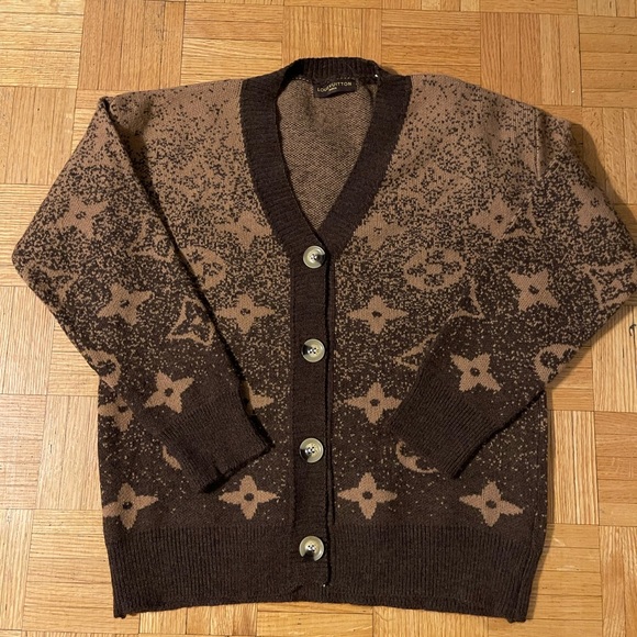 Sweaters - L V cardigan.